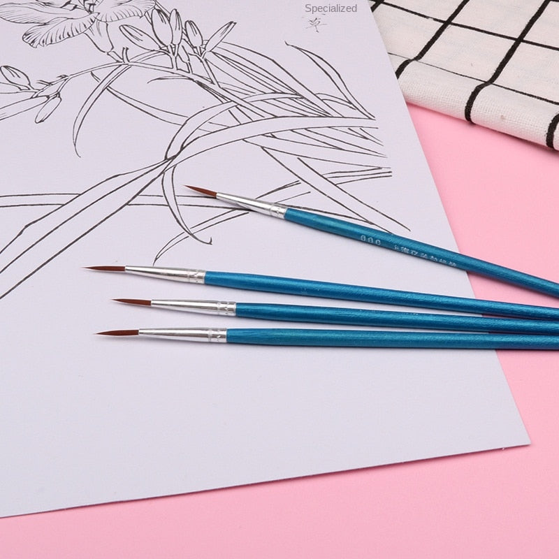 Explore Your Artistic Side with 100Pcs Fine Hand-painted Thin Drawing Art Pen Brush Set