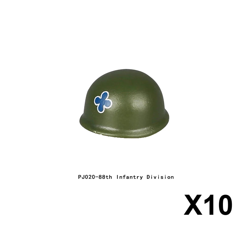 Military Building Blocks – Weapon Accessories, Helmets, and Supply Crates