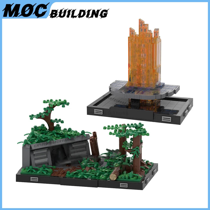 MOC Star Wars Duel On Fates Battle Diorama Building Blocks - Various Set Sizes Available