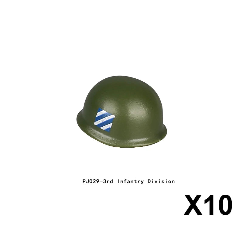 Military Building Blocks – Weapon Accessories, Helmets, and Supply Crates