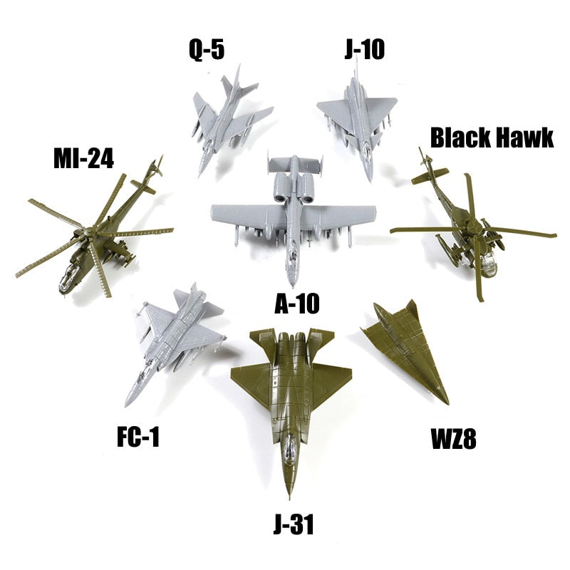 Air Majesty: 1/144 Scale Assembly Model Airplane Toy Collection