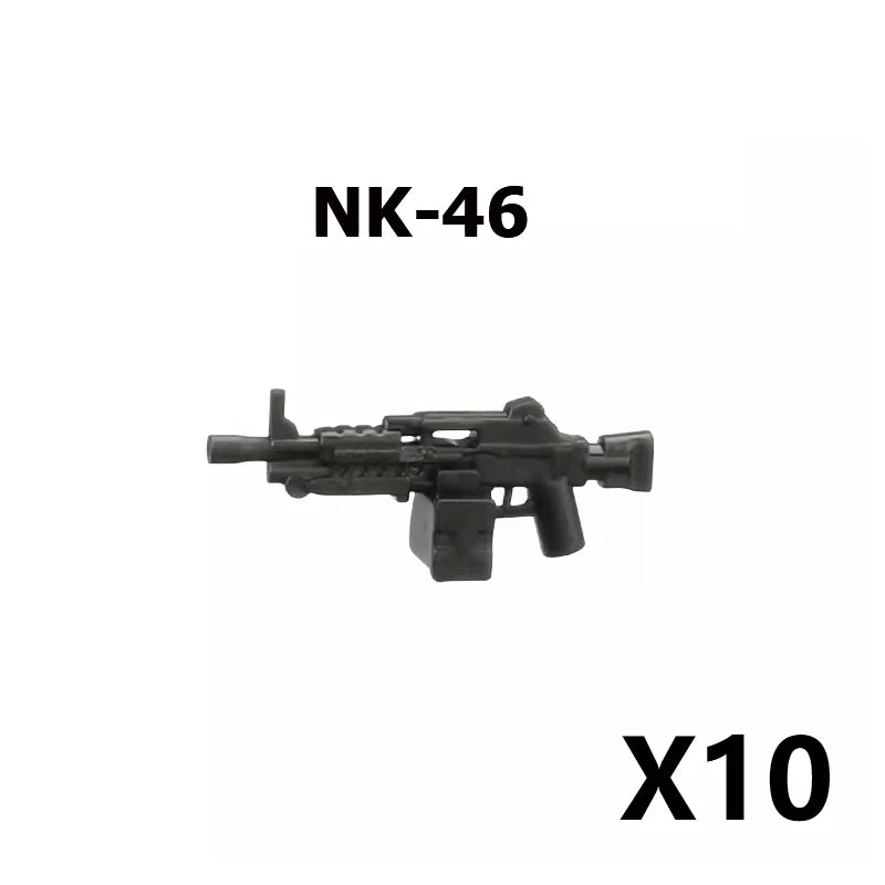 Military Building Blocks – Weapon Accessories, Helmets, and Supply Crates