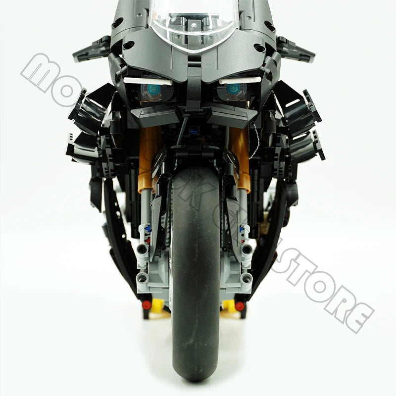 Light Up The Track: Ducat V4S Motorcycle Model With Light Kit – MOCBRICK High-Tech Building Blocks