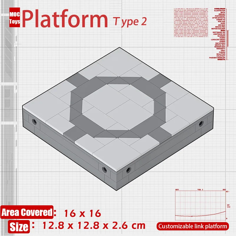 Military Base Defense Building Blocks – Missile Launcher, Supply Containers & Industrial Modules