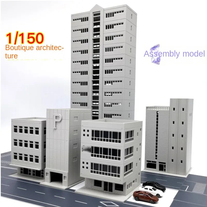 MDWD Downtown and Commercial Real Estate Building Models - 1/150 and 1/100 Scale Landscape Scenery