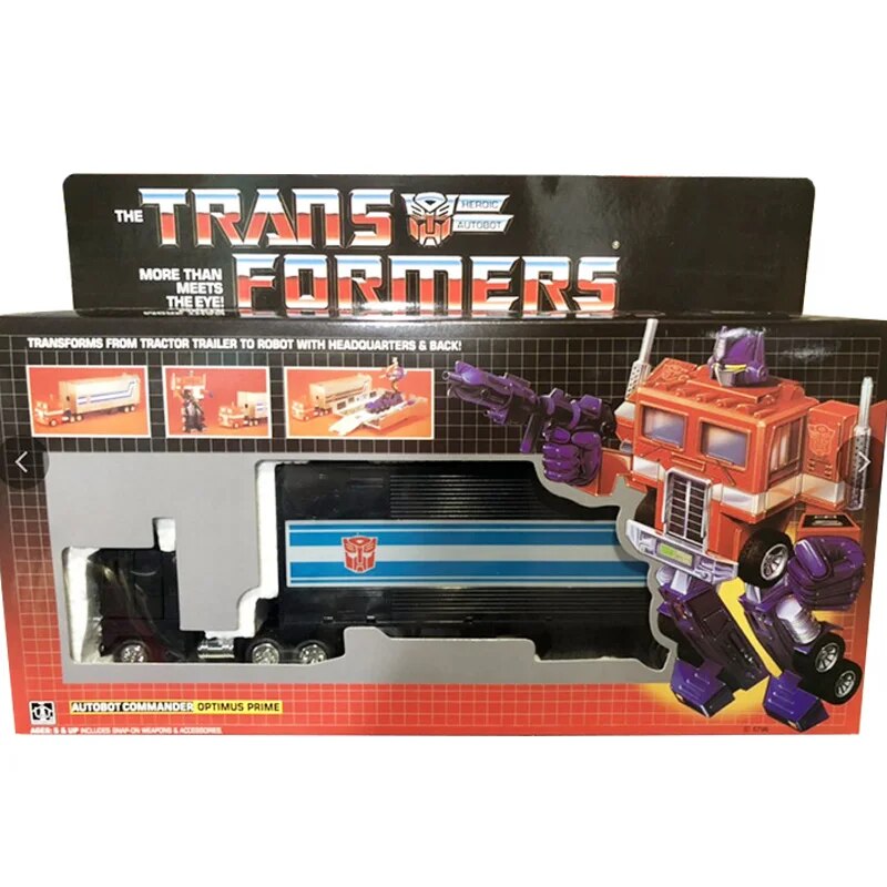 Transformers G1 Optimus Prime Replica Robot Action Figure