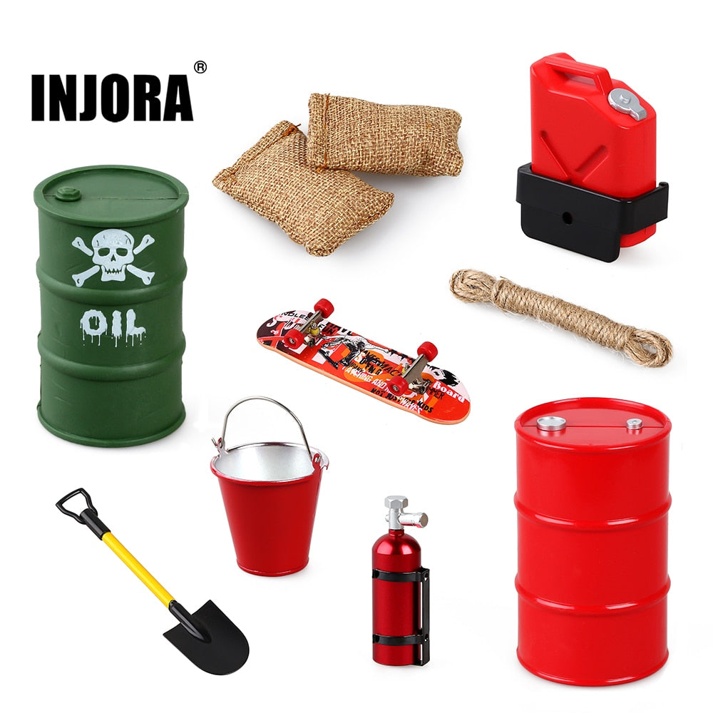 INJORA RC Car Simulated Decorations: Essential Accessories for 1:10 RC Crawler Enthusiasts - Xclusive Collectibles
