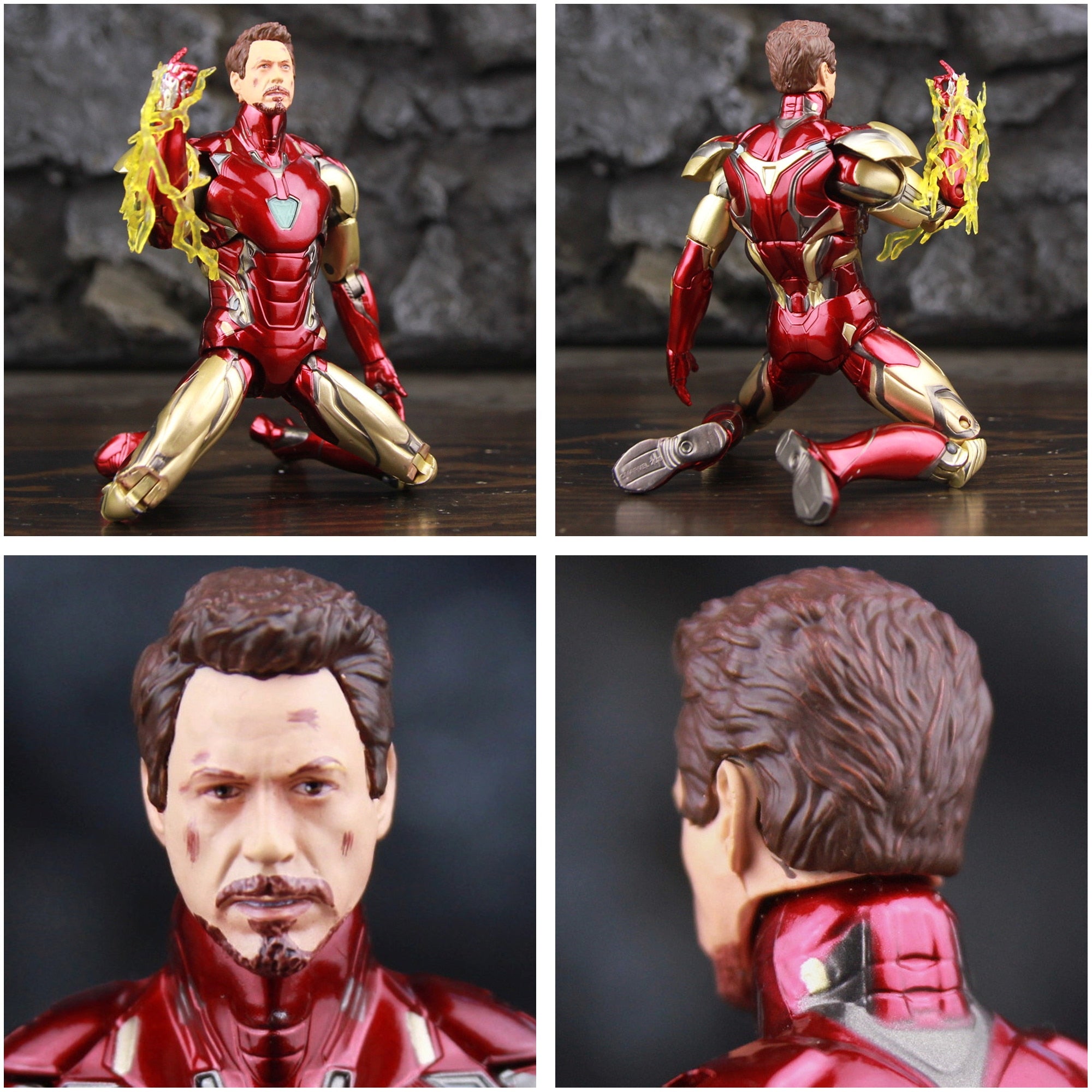 ZD Toys Marvel Iron Man MK85 2.0 LED 7" The Infinity SAGA Action Figure, 1ct