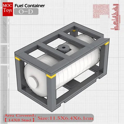 Military Base Defense Building Blocks – Missile Launcher, Supply Containers & Industrial Modules
