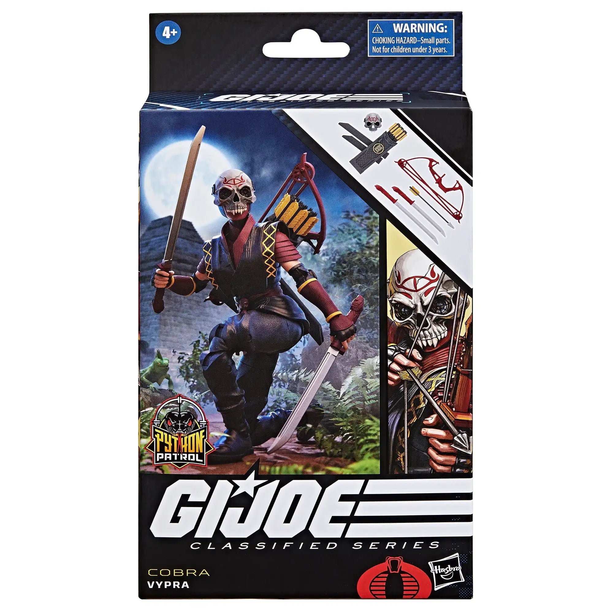 Hasbro G.I. Joe Classified Series Python Patrol Vypra Figure, 6-inch Action Figure
