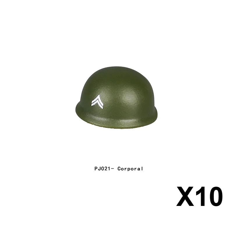 Military Building Blocks – Weapon Accessories, Helmets, and Supply Crates
