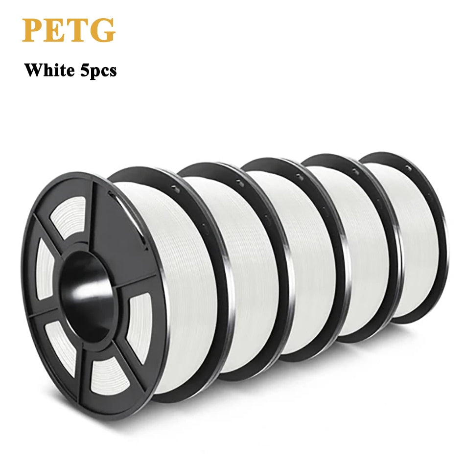 SUNLU PETG 3d Filament 1.75mm For 3D Printer PETG Filament 5rolls/set +/-0.02mm - Xclusive Collectibles