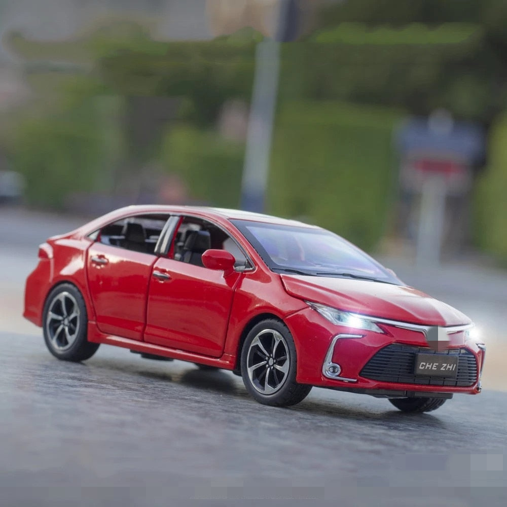 1/32 Scale Toyota Corolla Hybrid - Diecast Metal Car Model with Sound & Light Features