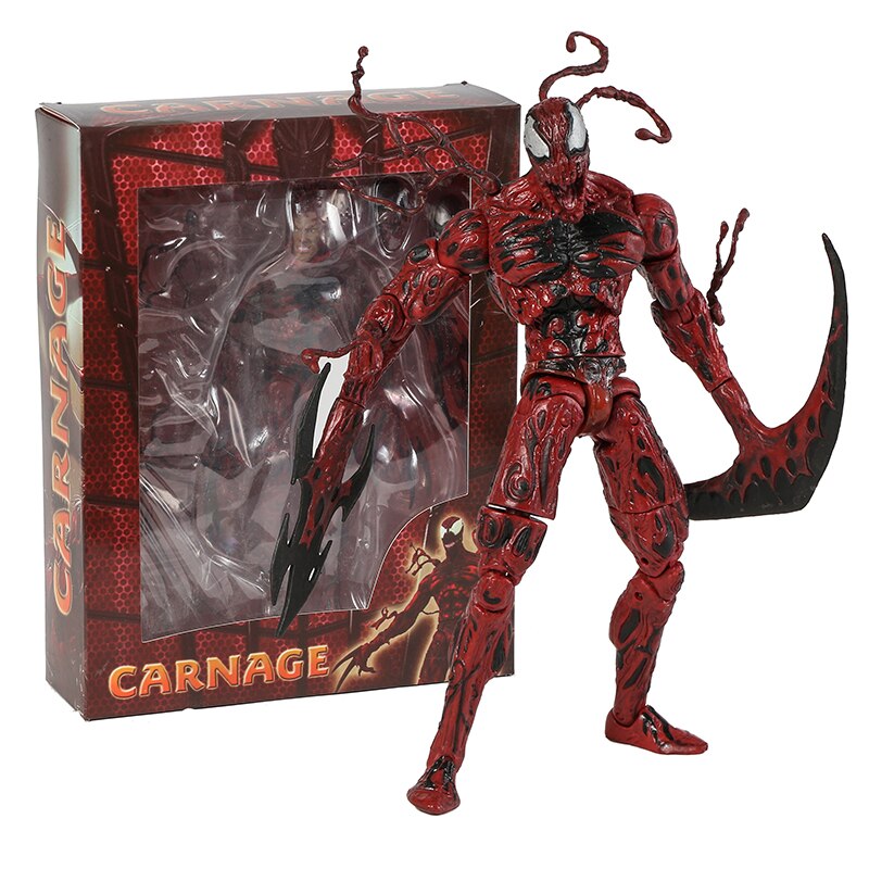 Marvel Legends Series Spider-Man 7-Inch Venom Carnage Action Figure Collection Model Toy