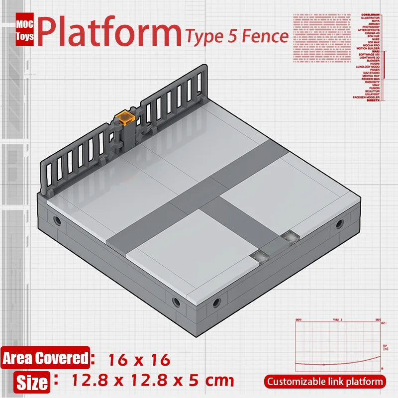 Military Base Defense Building Blocks – Missile Launcher, Supply Containers & Industrial Modules