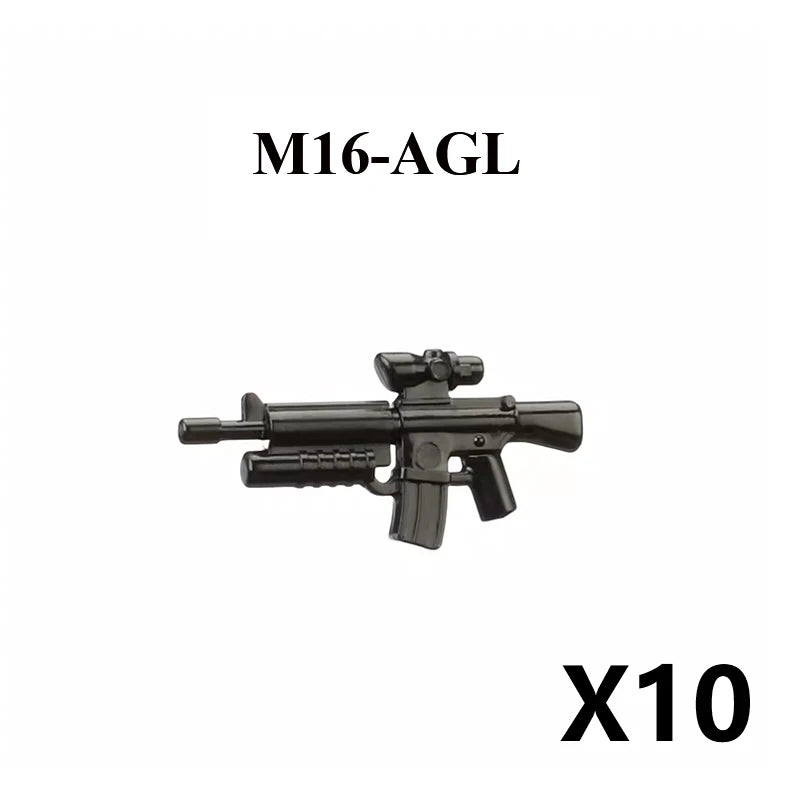 Military Building Blocks – Weapon Accessories, Helmets, and Supply Crates