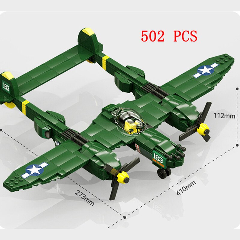 WW2 & Modern Aviation Brick Model Sets - Build Iconic Airplanes from History to Present