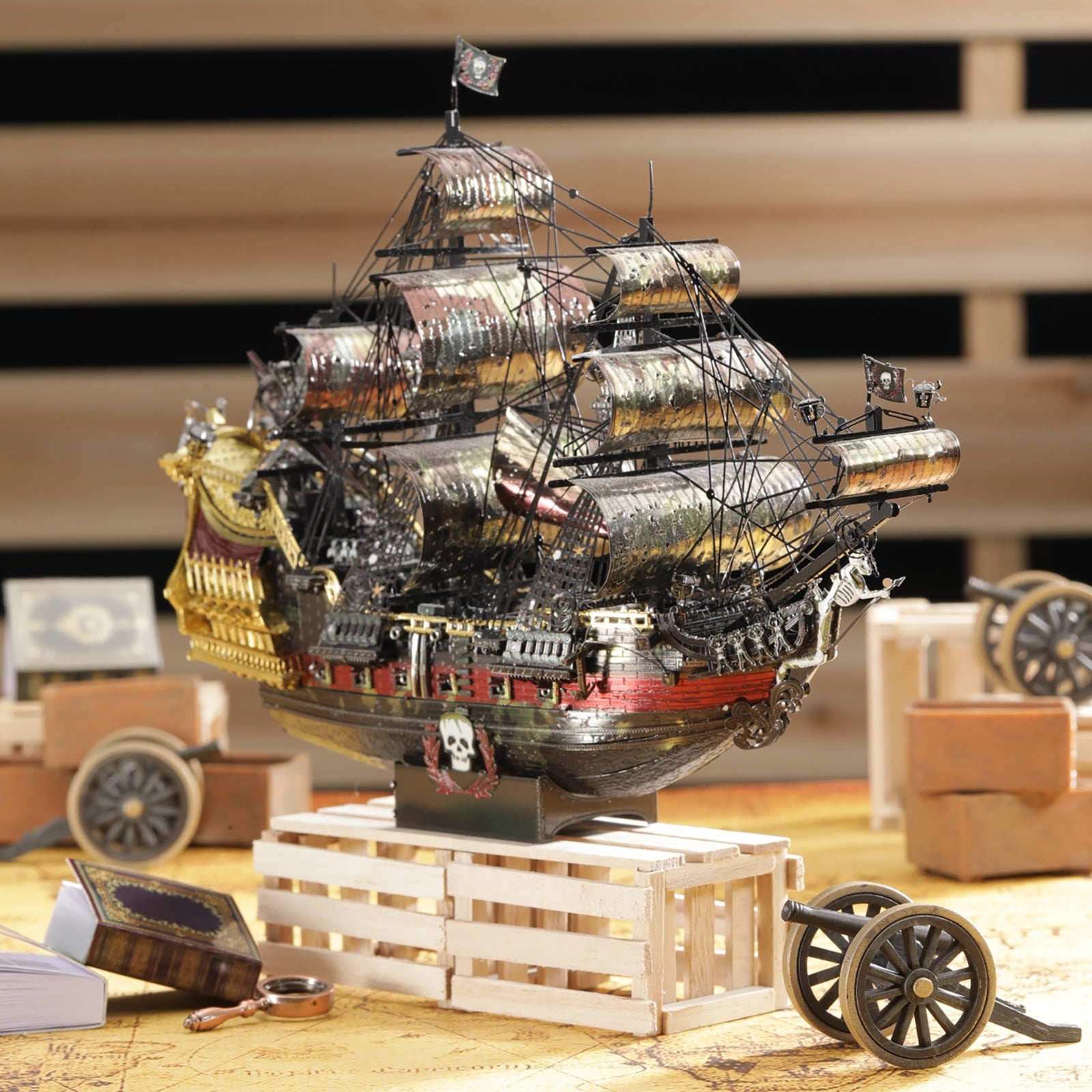 Piececool 3D Metal Puzzle The Queen Anne's Revenge Model Kit