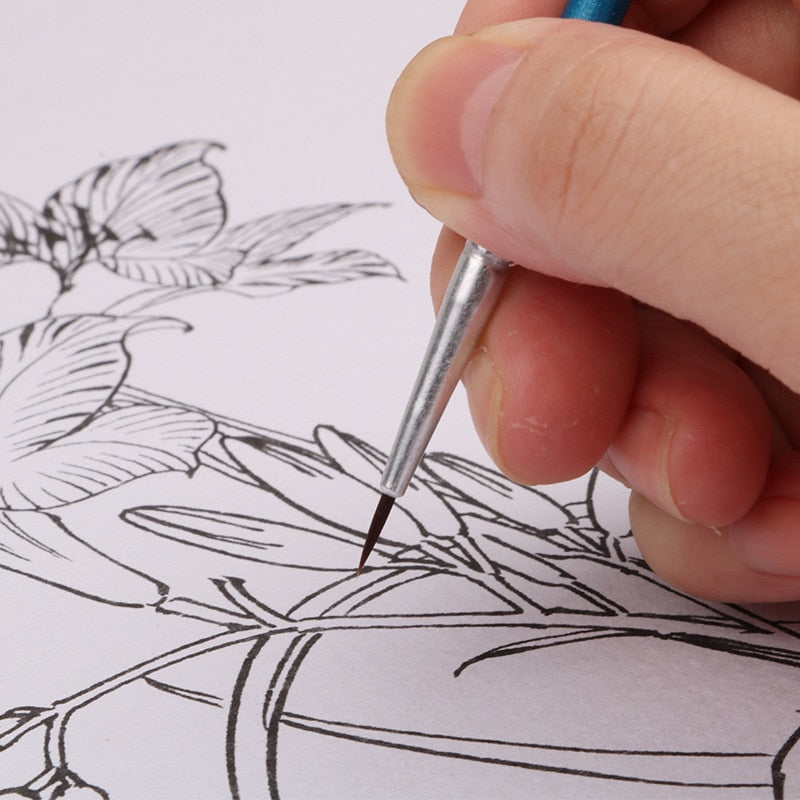 Explore Your Artistic Side with 100Pcs Fine Hand-painted Thin Drawing Art Pen Brush Set