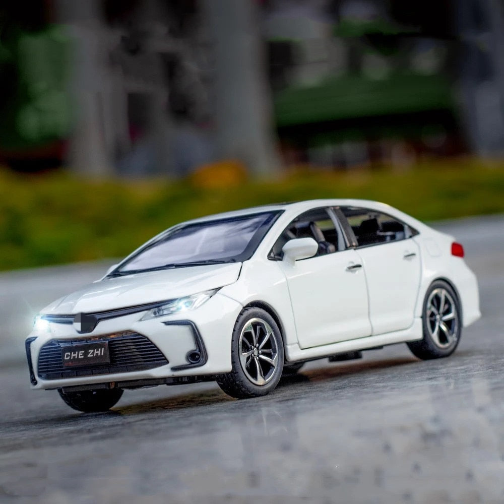 1/32 Scale Toyota Corolla Hybrid - Diecast Metal Car Model with Sound & Light Features