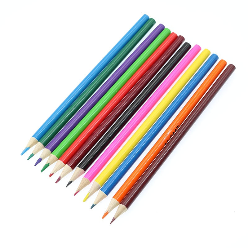 Explore Your Artistic Side with 12pc Coloring Paint Pencil Packs