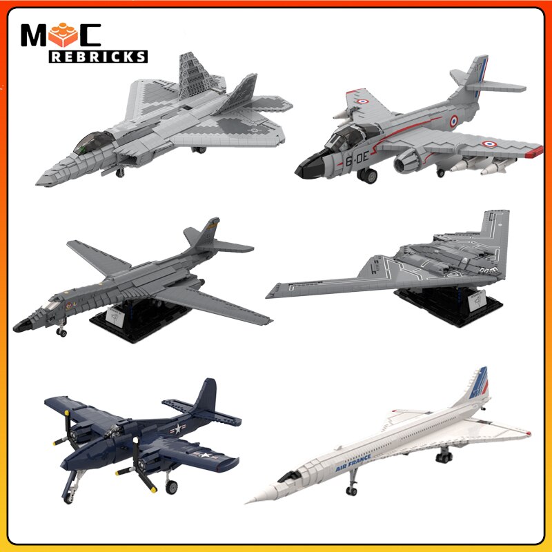 Explore Iconic Military Aircraft Models - MOCREBRICKS WW2 Military Series - Xclusive Collectibles