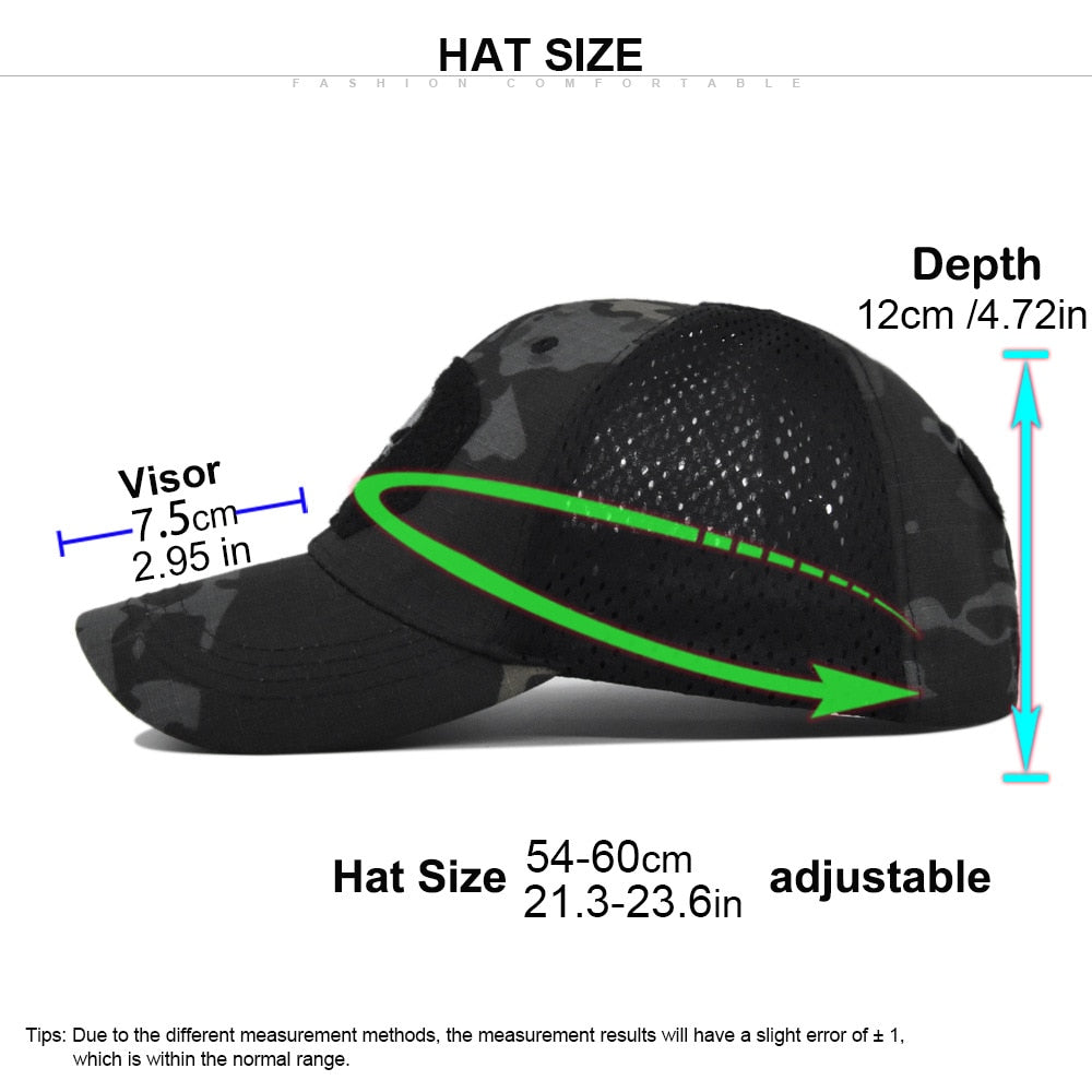 Explore Outdoor Adventures with Tactical Military Punisher Baseball Caps