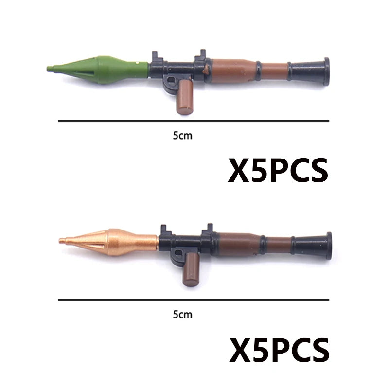 Military Building Blocks – Weapon Accessories, Helmets, and Supply Crates