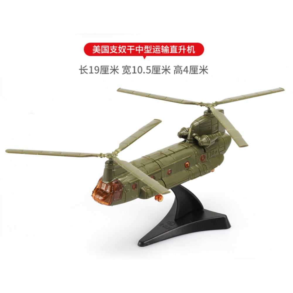 1:186 Scale Military Helicopters and Aircraft Model Kits: Miniature Air Power Replicas - Xclusive Collectibles