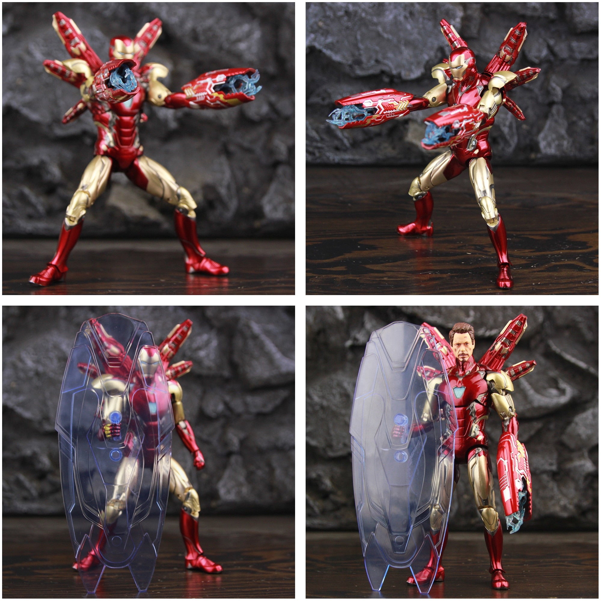 ZD Toys Marvel Iron Man MK85 2.0 LED 7" The Infinity SAGA Action Figure, 1ct
