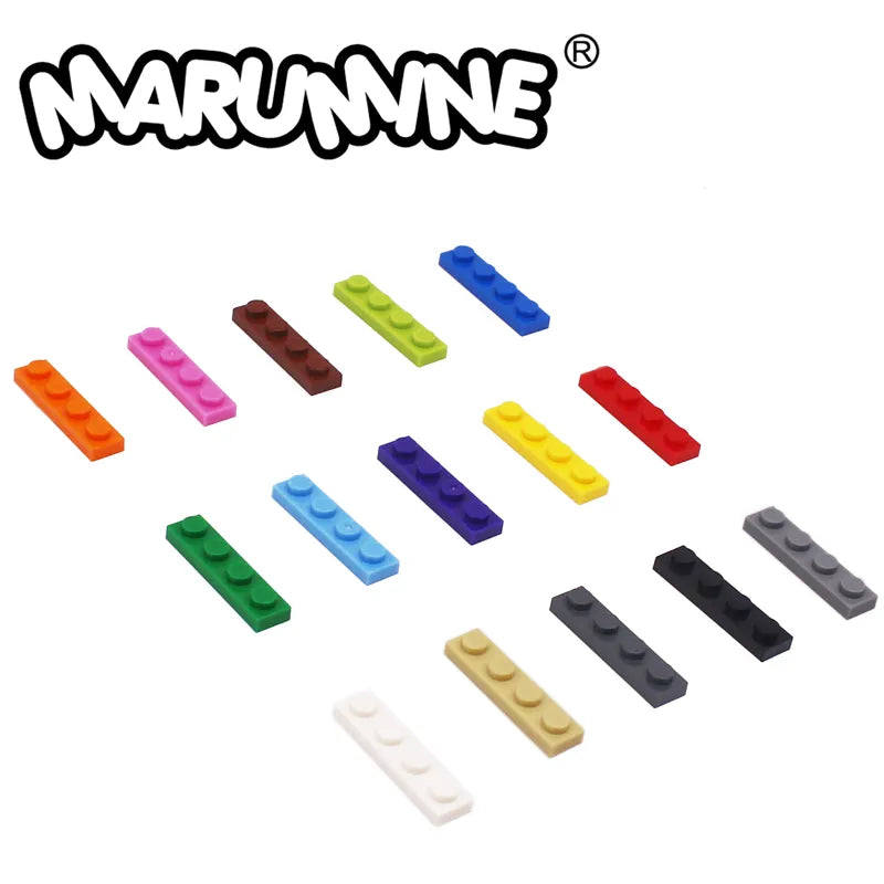 MARUMINE 300PCS 1x4 Lego Compatible Base Plate - Build Your World