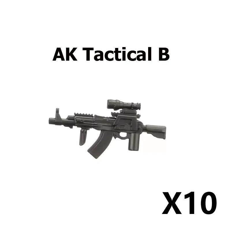 Military Building Blocks – Weapon Accessories, Helmets, and Supply Crates