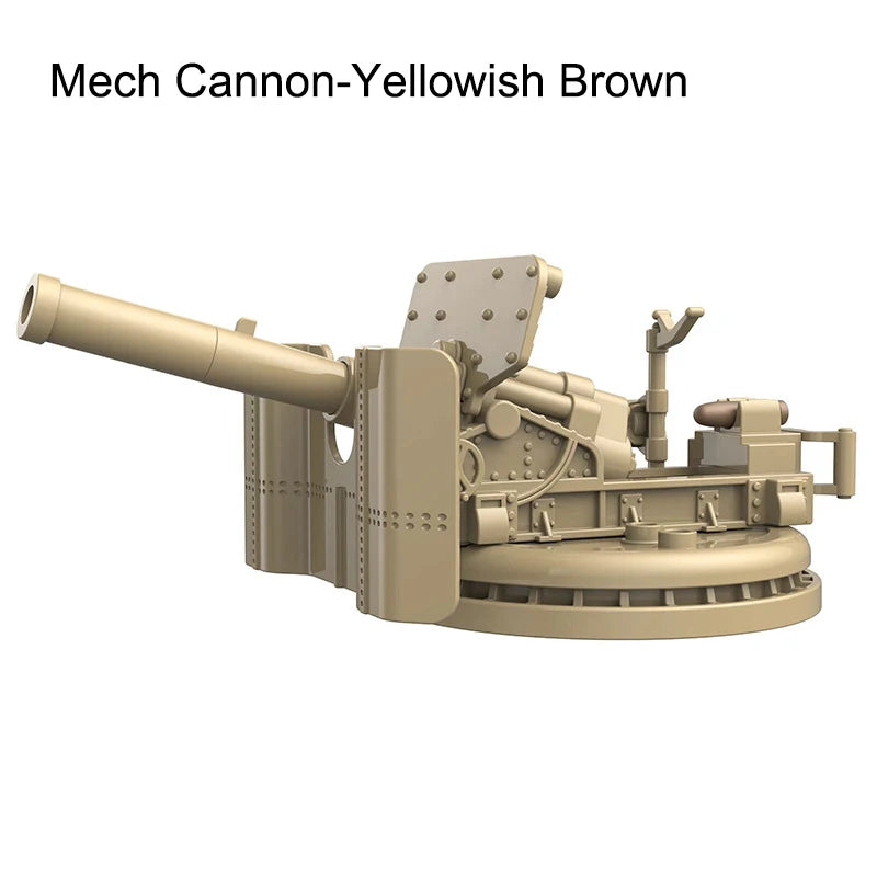 Military Series Battle Gun & Cannon Building Blocks – WW2 Army Artillery Collection