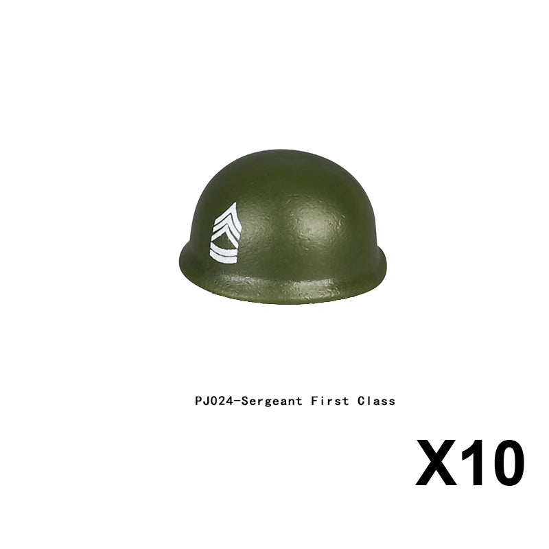 Military Building Blocks – Weapon Accessories, Helmets, and Supply Crates