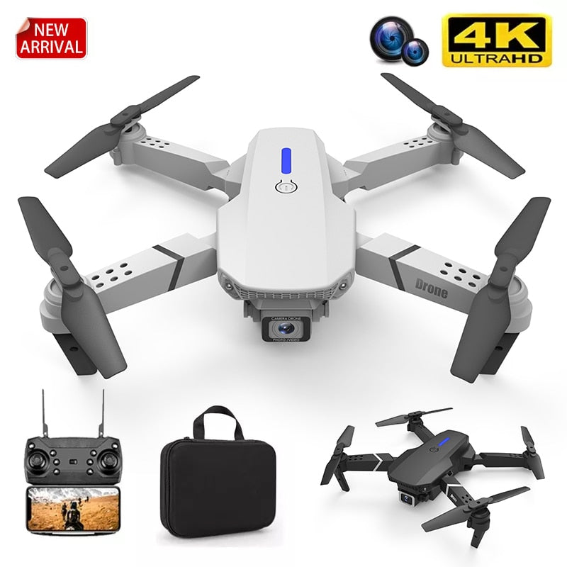 New 2023 E88Pro RC Drone 4K With 1080P Wide Angle HD Camera + Foldable