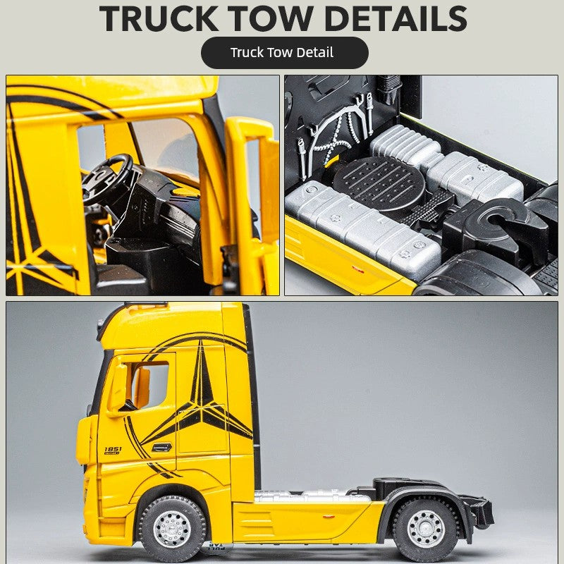 Experience Authenticity: Mercedes-Benz Semi-Truck Model