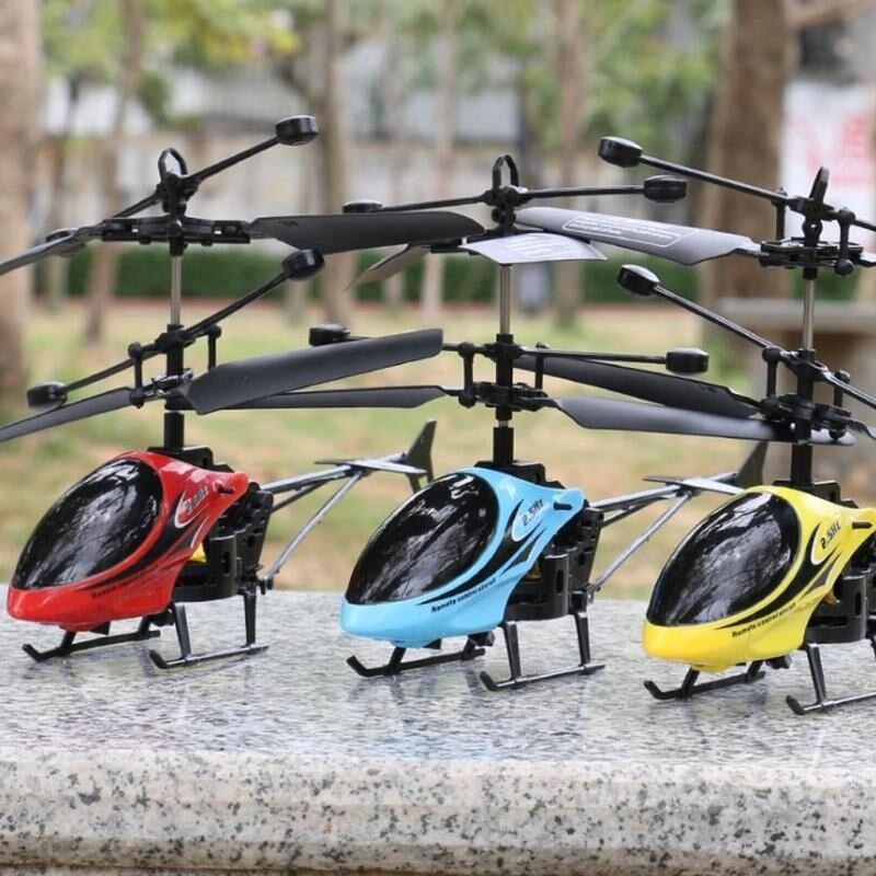 MOONBIFFY Two-Way Remote Control Helicopter with Light and USB Charging - Xclusive Collectibles