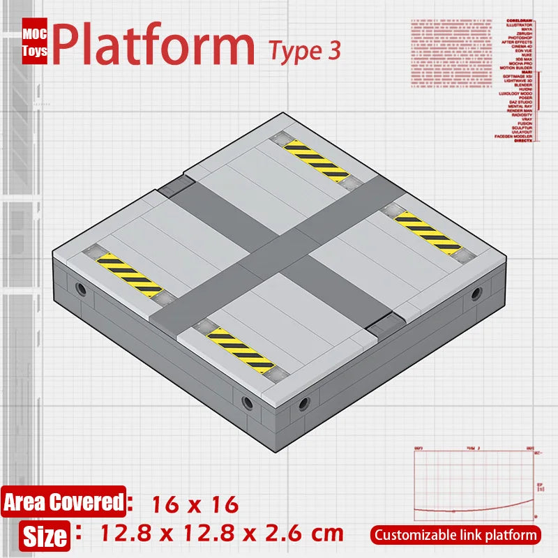 Military Base Defense Building Blocks – Missile Launcher, Supply Containers & Industrial Modules