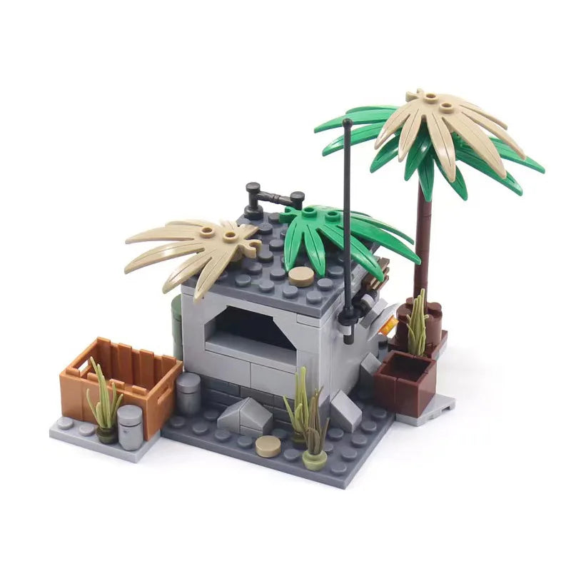 Military Series Battle Gun & Cannon Building Blocks – WW2 Army Artillery Collection
