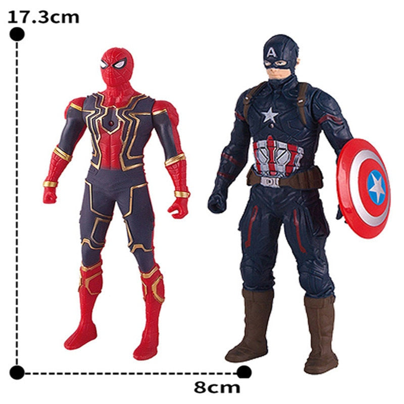 17Cm Marvel Avengers Alliance Luminous Action Figure - Spiderman Edition