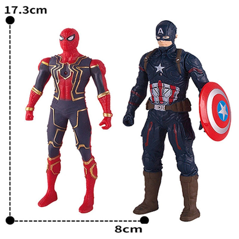 17Cm Marvel Avengers Alliance Luminous Action Figure - Spiderman Edition - Xclusive Collectibles