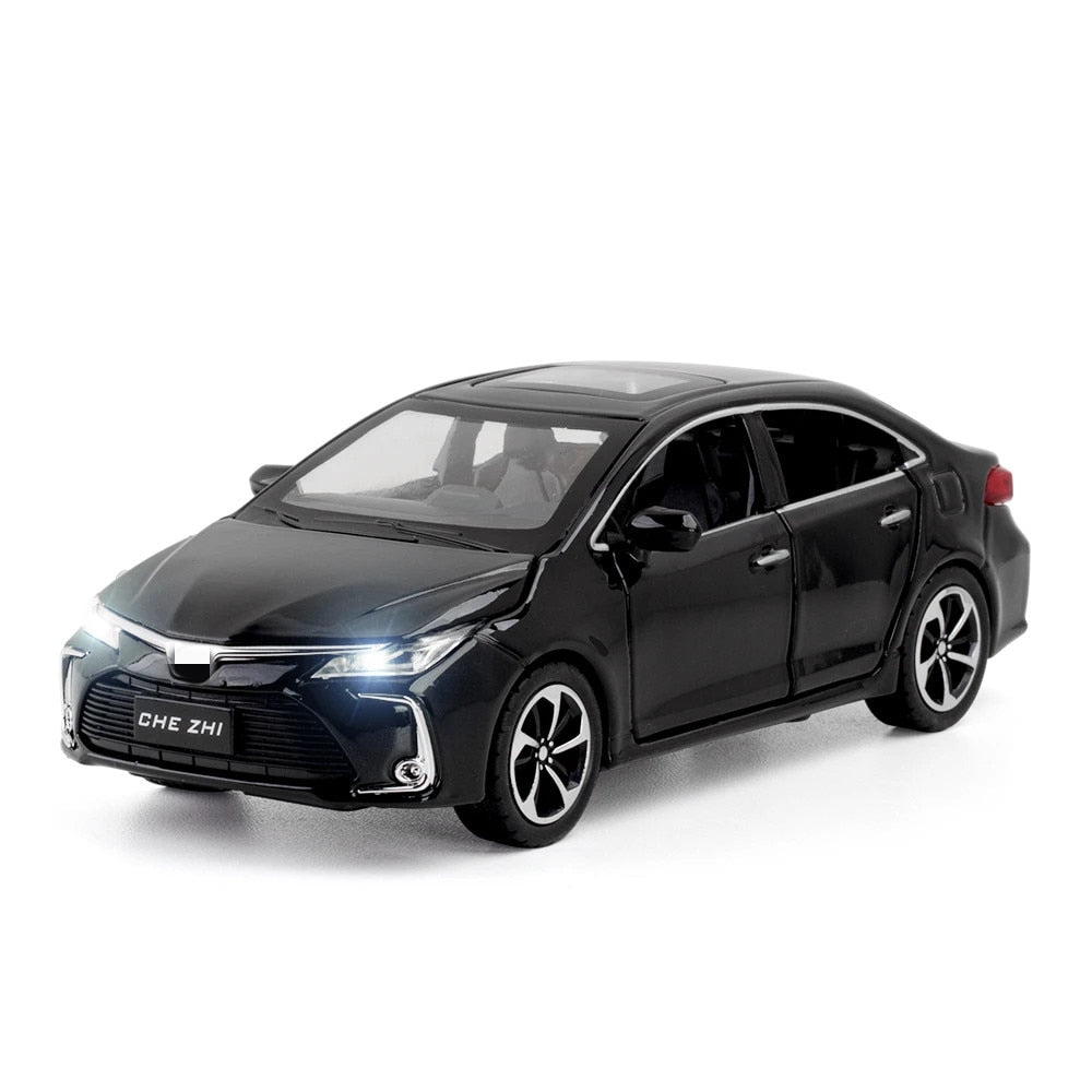1/32 Scale Toyota Corolla Hybrid - Diecast Metal Car Model with Sound & Light Features