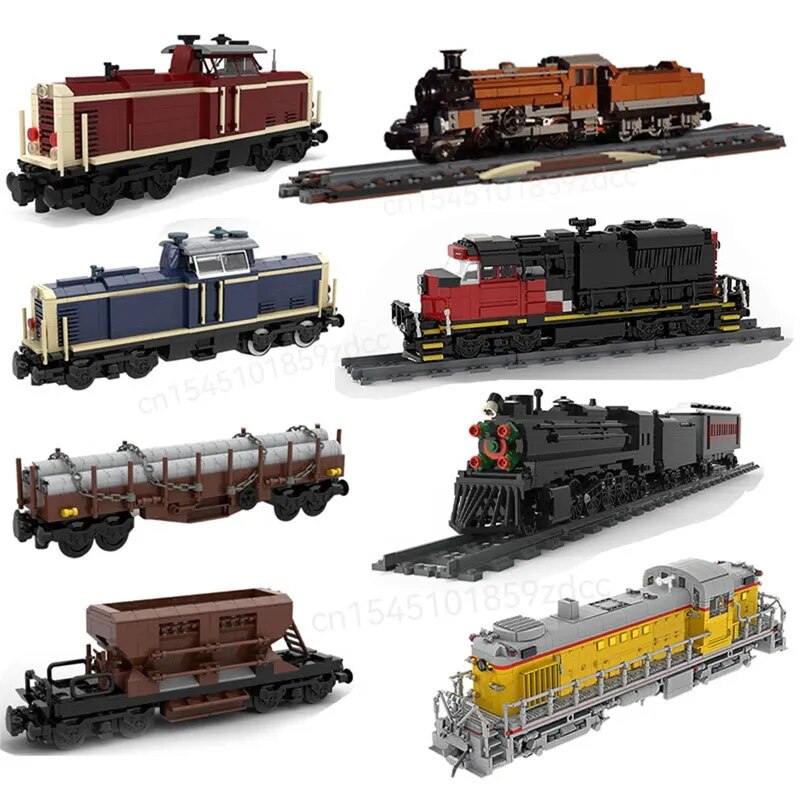 Brick Train Sets - Motorized & Non-Motorized Variants Available