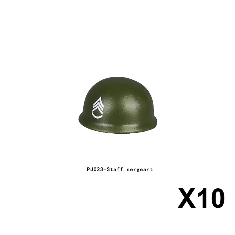 Military Building Blocks – Weapon Accessories, Helmets, and Supply Crates