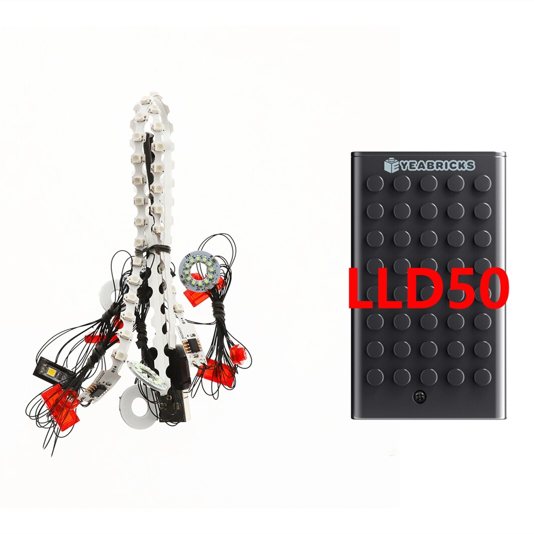 YEABRICKS Building Block Lego-Compatible LED Light Kit Set (Model Not Included)