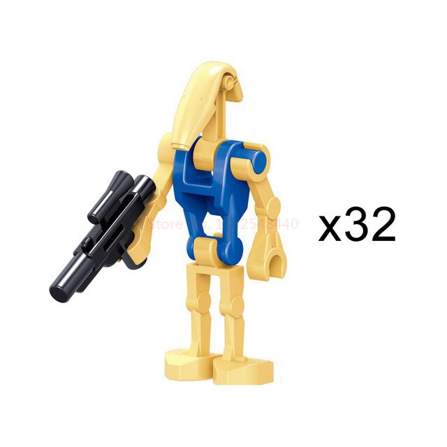 Bandai Star Wars Battle Droids & Transport Collection Brick Set and Figures