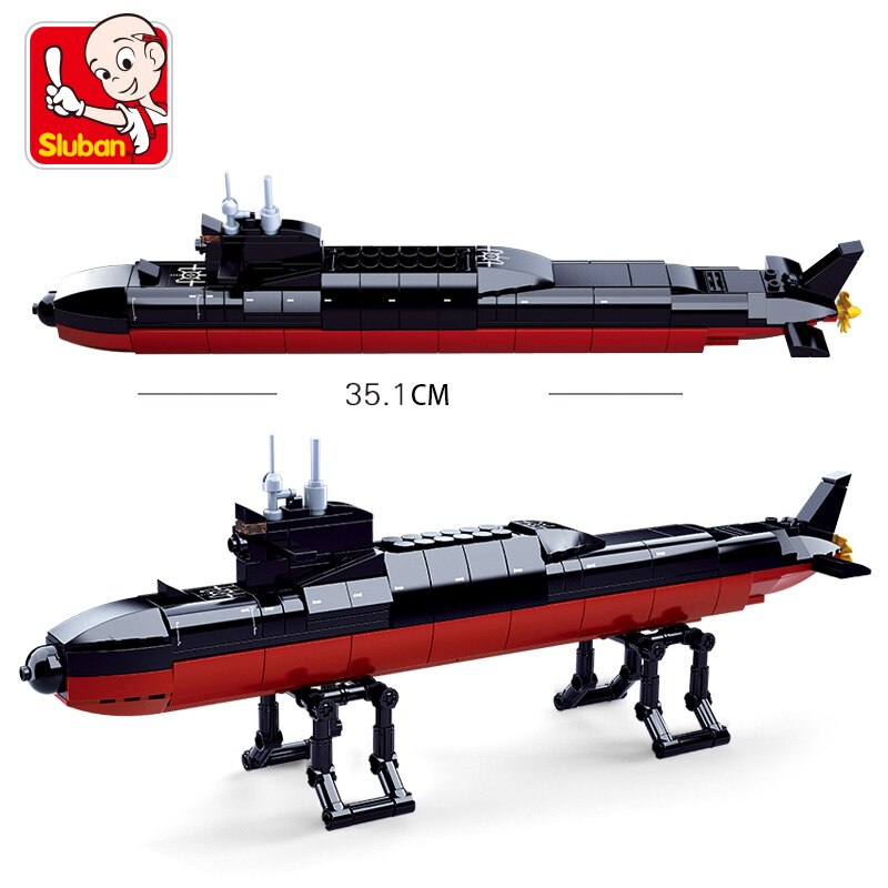 Nuclear Submarine Building Block Playsets