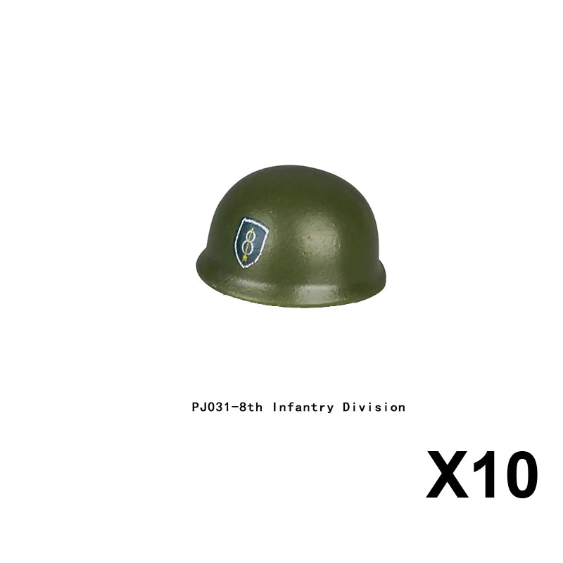 Military Building Blocks – Weapon Accessories, Helmets, and Supply Crates