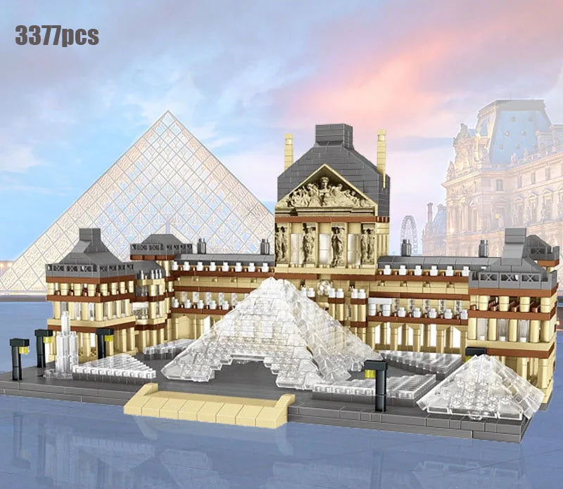 Brick Model Sets of Iconic Landmarks: Build Detailed Replicas of the Taj Mahal, Eiffel Tower, and More