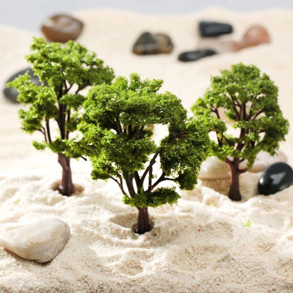 20/70pcs Plastic Model Train, Decoration & Diorama Miniature Trees, Scenery & Railroad Decorations - Xclusive Collectibles